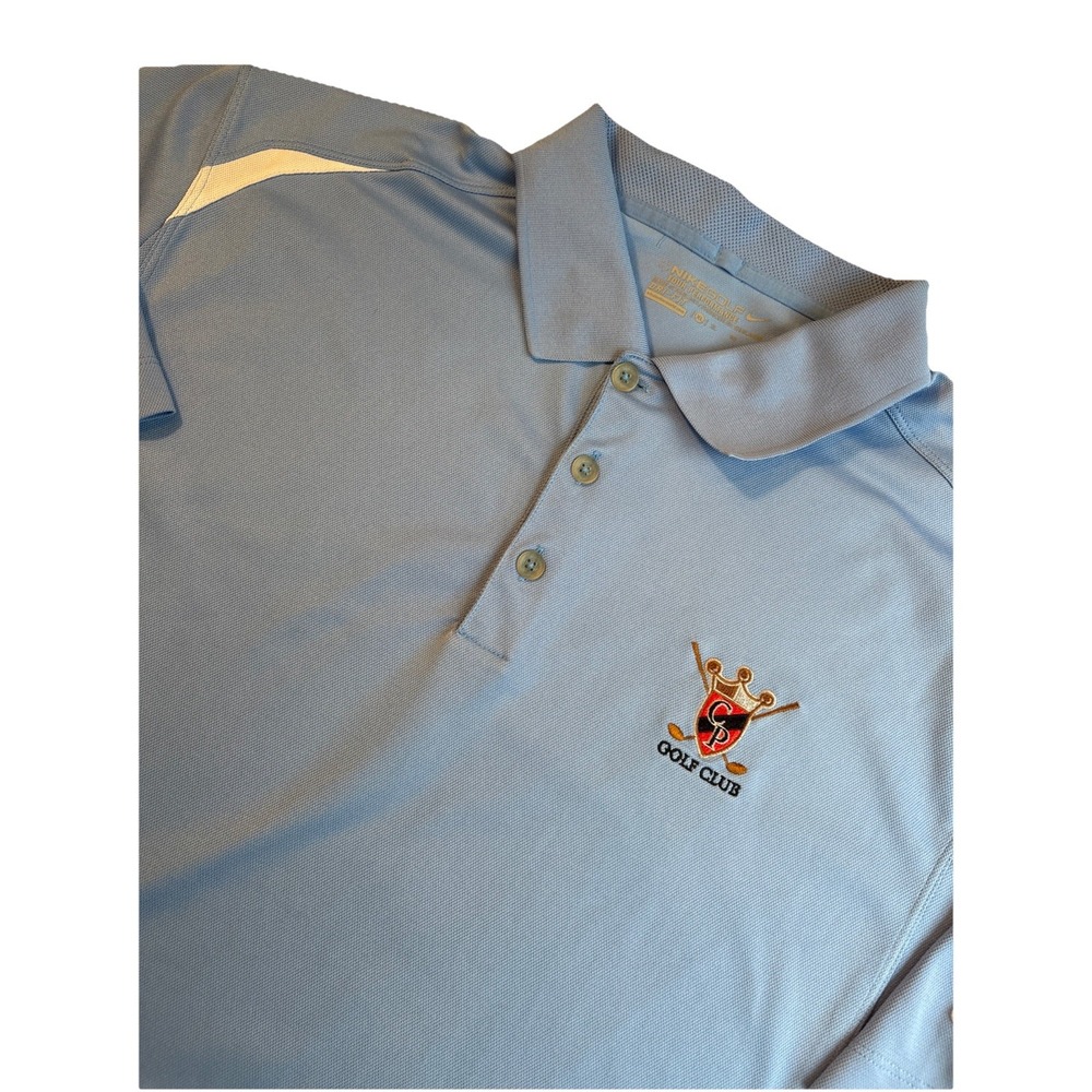 NIKE Golf Tour Performance‎ Polo DriFit CP Golf Club Men's XL